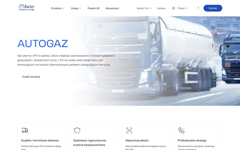 BarterGaz: Oferta — autogaz LPG