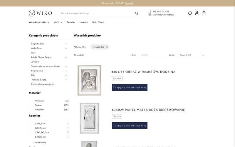 Wiko Srebro: Nowości w katalogu B2B